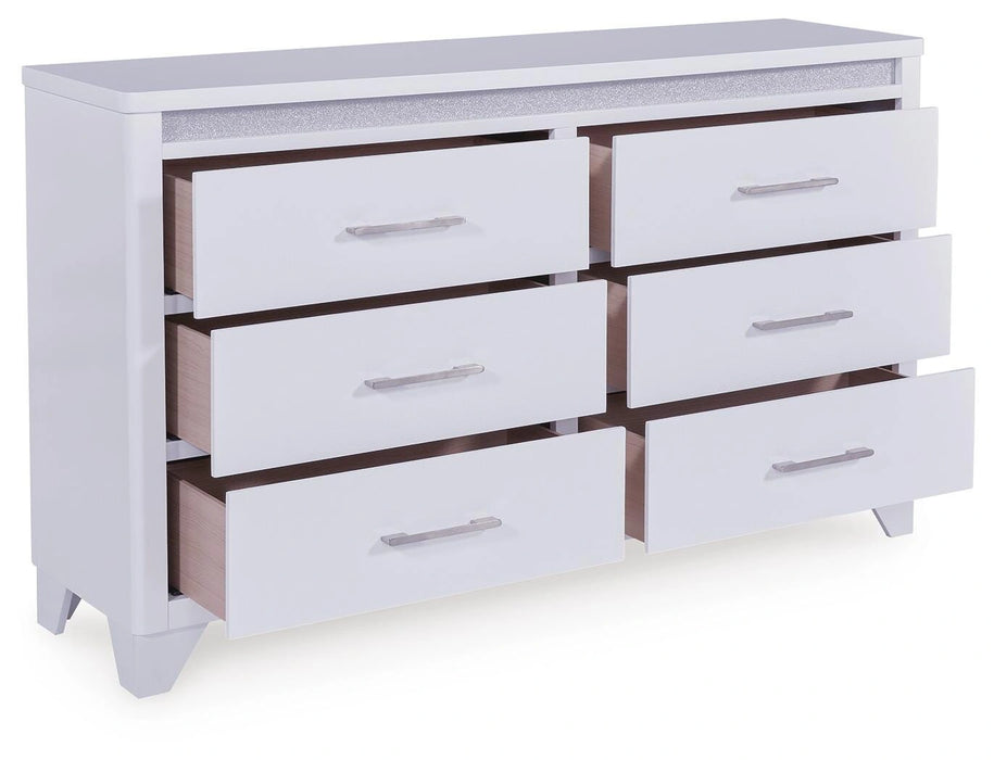Jarlee Dresser and Mirror - Dream Home Furniture & Mattress (Waite Park, MN)