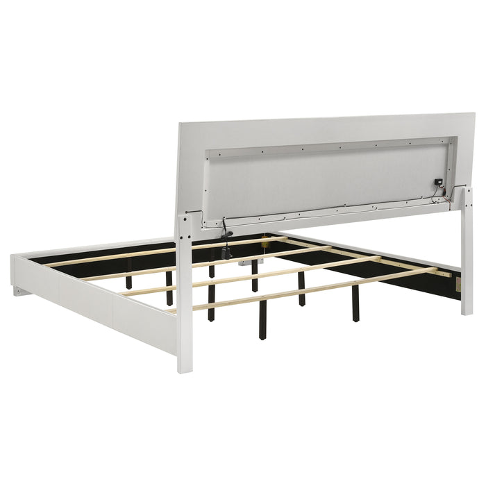 Felicity Panel Bed with LED Lighting