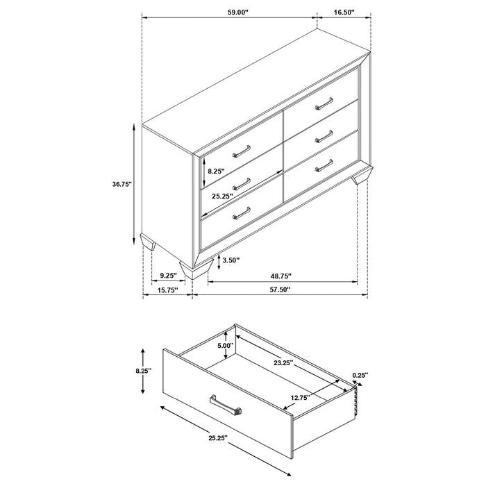Kauffman Dresser - Dream Home Furniture & Mattress (Waite Park, MN)