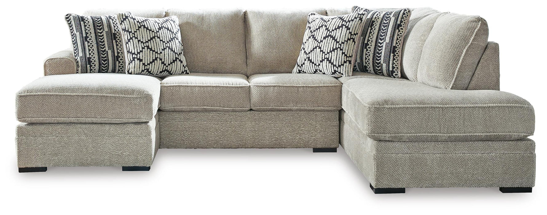 Calnita Sectional with Chaise - Dream Home Furniture & Mattress (Waite Park, MN)