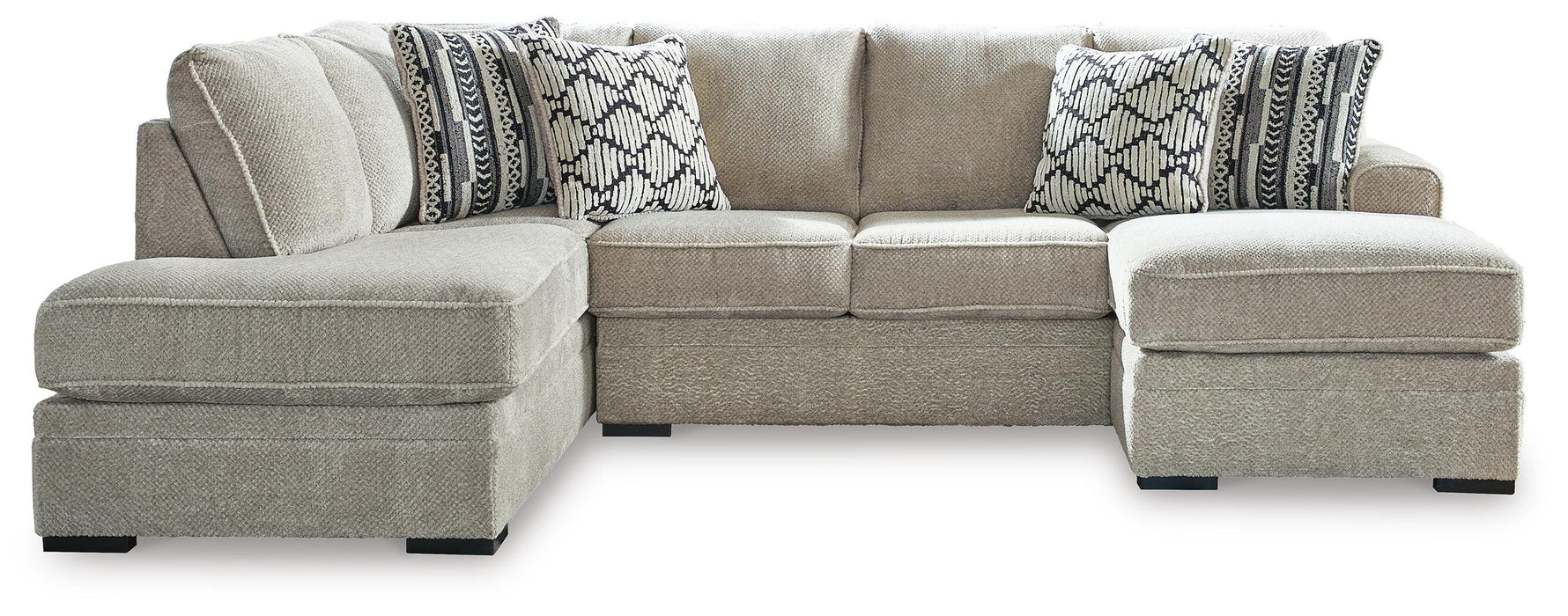 Calnita Sectional with Chaise - Dream Home Furniture & Mattress (Waite Park, MN)