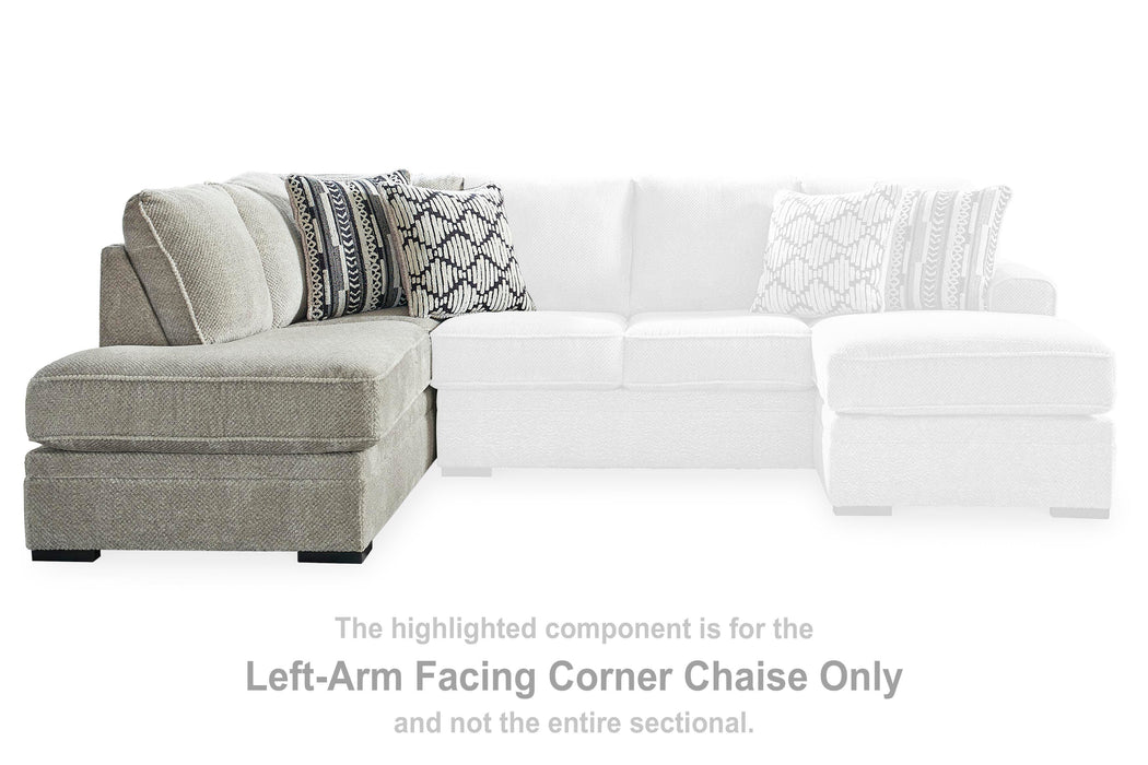 Calnita Sectional with Chaise - Dream Home Furniture & Mattress (Waite Park, MN)