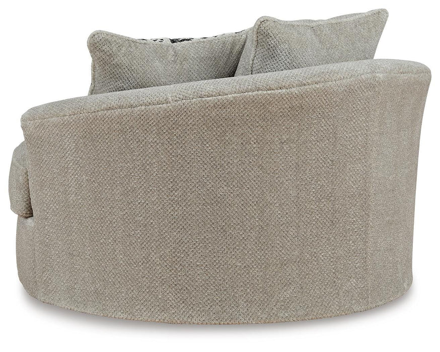 Calnita Oversized Swivel Accent Chair - Dream Home Furniture & Mattress (Waite Park, MN)