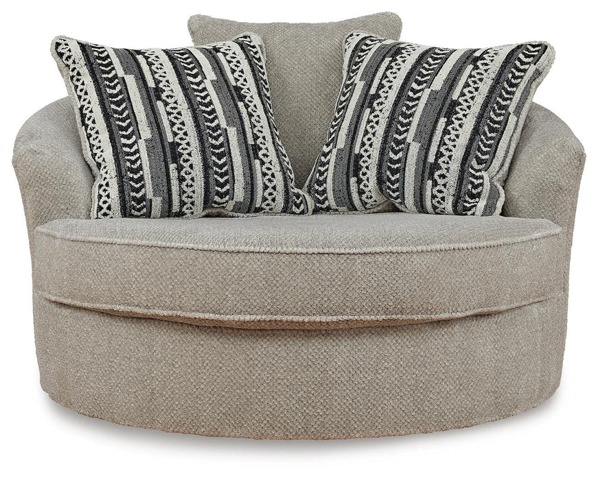 Calnita Oversized Swivel Accent Chair - Dream Home Furniture & Mattress (Waite Park, MN)