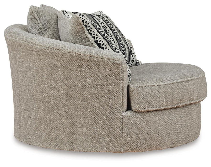 Calnita Oversized Swivel Accent Chair - Dream Home Furniture & Mattress (Waite Park, MN)
