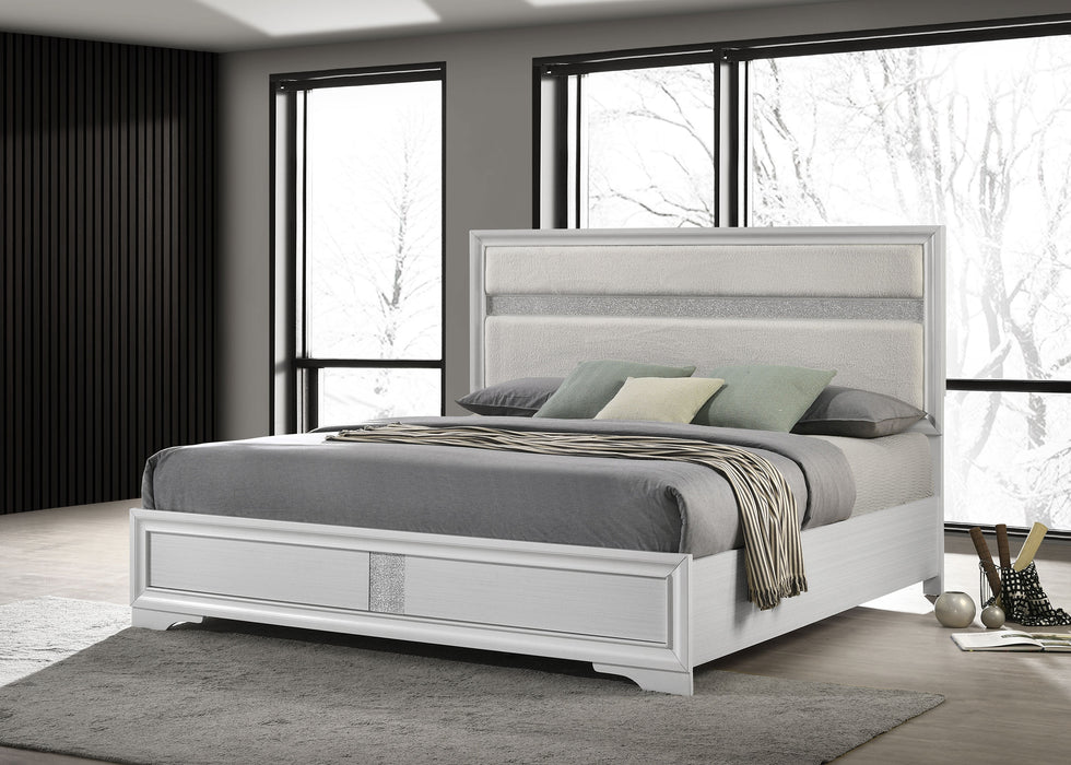 Miranda Eastern King Bed - Dream Home Furniture & Mattress (Waite Park, MN)