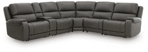 5Z - Pittson Power Reclining Sectional - Dream Home Furniture & Mattress (Waite Park, MN)