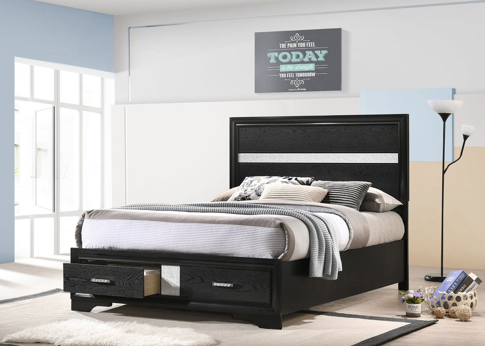 Miranda Panel Platform Storage Bed