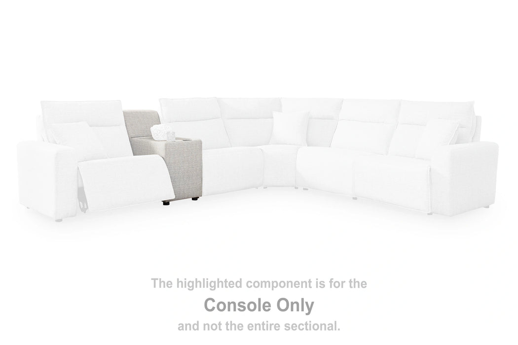 Modmax II Reclining Sectional with Console - Dream Home Furniture & Mattress (Waite Park, MN)