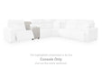 Modmax II Power Reclining Sectional with Chaise and Console - Dream Home Furniture & Mattress (Waite Park, MN)