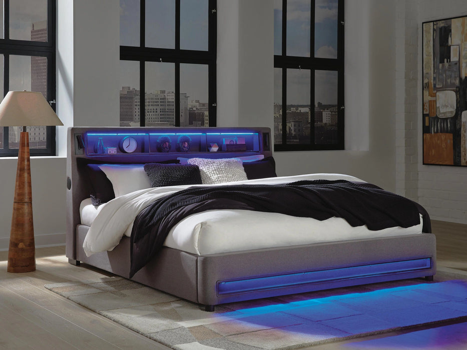 Verishaw Upholstered Bed - Dream Home Furniture & Mattress (Waite Park, MN)