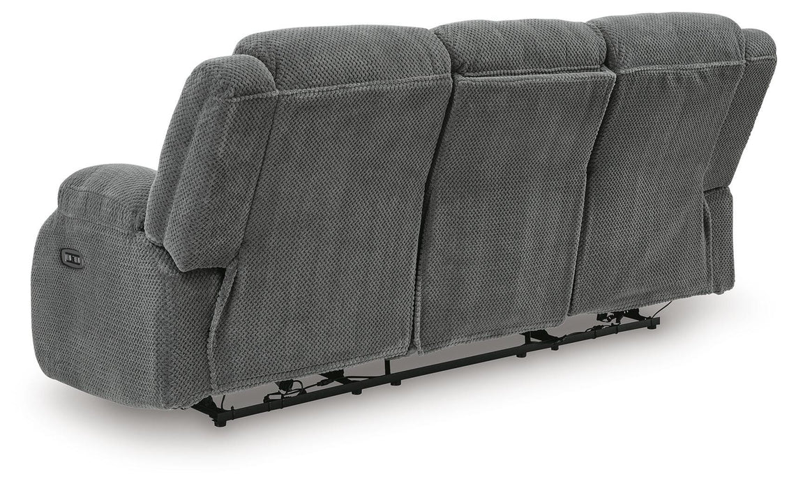 Observation Power Reclining Sofa with Drop Down Table - Dream Home Furniture & Mattress (Waite Park, MN)