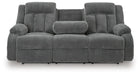 Observation Power Reclining Sofa with Drop Down Table - Dream Home Furniture & Mattress (Waite Park, MN)