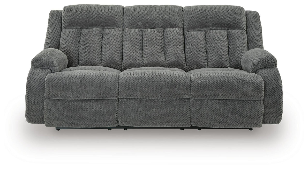 Observation Power Reclining Sofa with Drop Down Table - Dream Home Furniture & Mattress (Waite Park, MN)