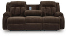 Observation Power Reclining Sofa with Drop Down Table - Dream Home Furniture & Mattress (Waite Park, MN)