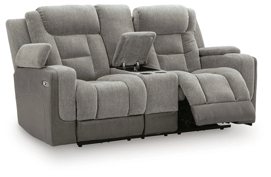 Mixed Motion Loveseat - Dream Home Furniture & Mattress (Waite Park, MN)