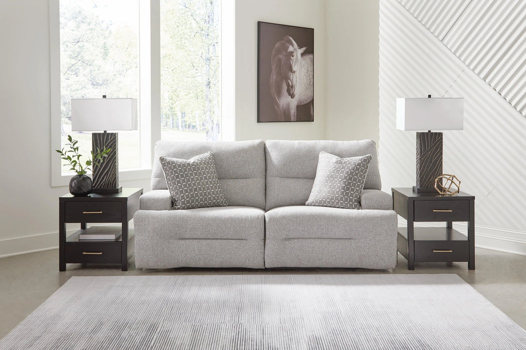 Acklen Place Power Sectional Reclining Sofa with Storage Console - Dream Home Furniture & Mattress (Waite Park, MN)