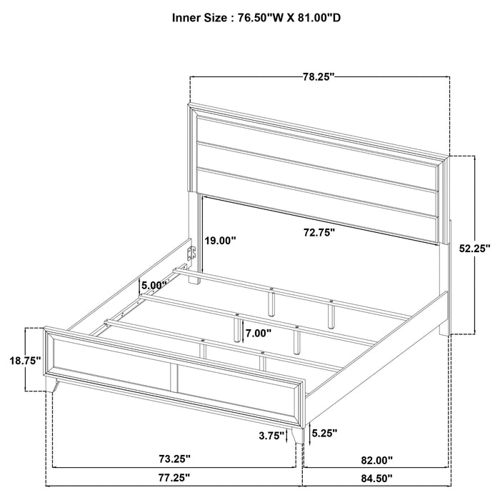 Welsley 4 Pc Bedroom Set - Dream Home Furniture & Mattress (Waite Park, MN)