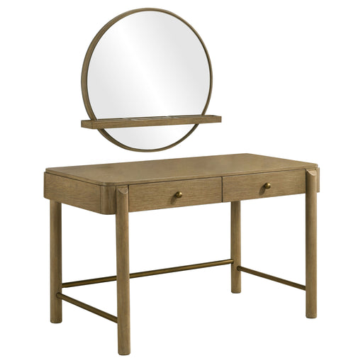 Arini Makeup Vanity Table with Wall Mirror - Dream Home Furniture & Mattress (Waite Park, MN)