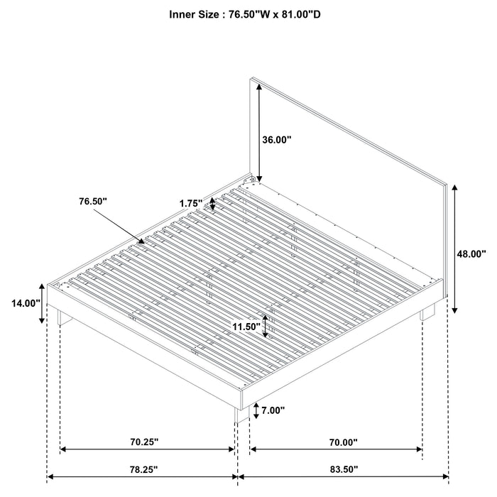Glenwood 4 & 5 Piece Bedroom Set Eastren king & Queen