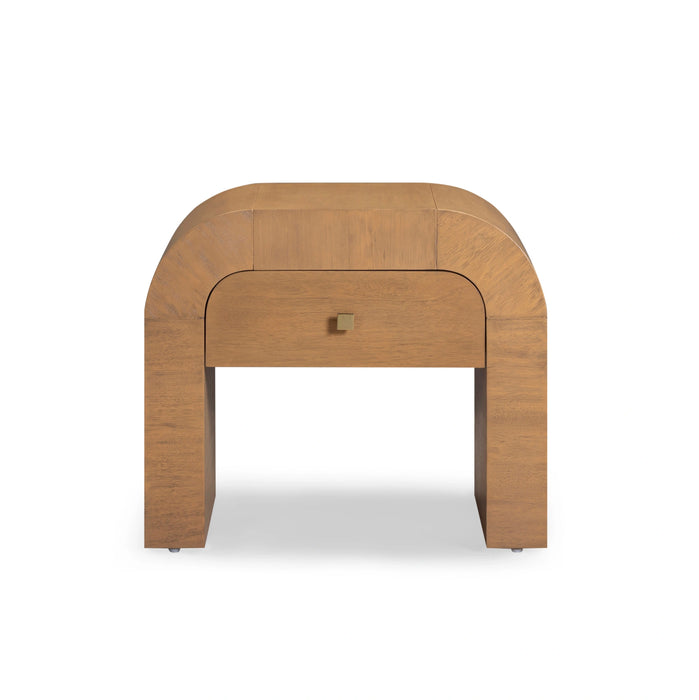 Hump 26" Arched Nightstand With Drawer