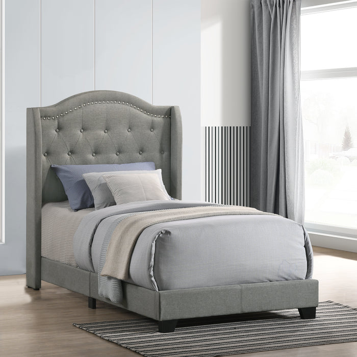 Rhyan Upholstered Twin Bed - Dream Home Furniture & Mattress (Waite Park, MN)