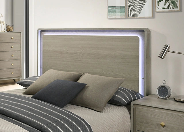 Rainier Queen Bedroom Set Gray - Dream Home Furniture & Mattress (Waite Park, MN)
