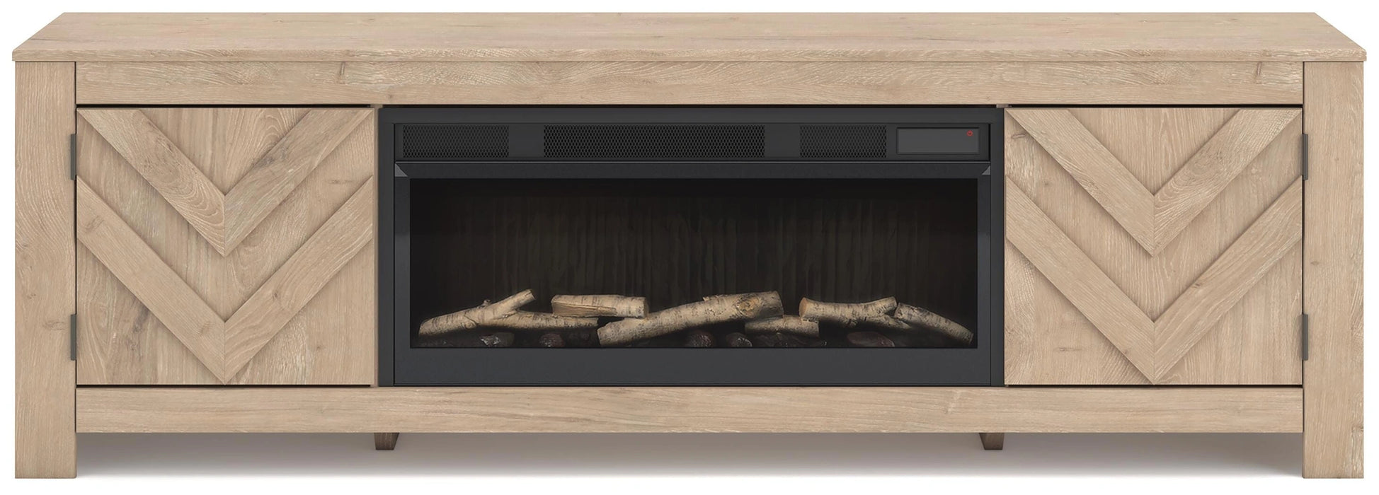 Cayboni 71" TV Stand with Electric Fireplace - Dream Home Furniture & Mattress (Waite Park, MN)