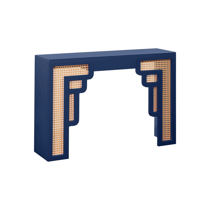 Suzie 45" Rattan Console Table