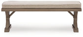 Laguna Heights Bench with Cushion - Dream Home Furniture & Mattress (Waite Park, MN)