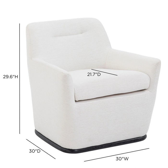 Mado Contract-Grade Fabric Swivel Accent Chair