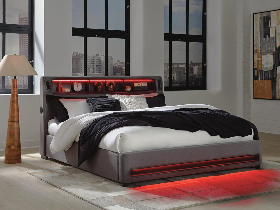 Verishaw Upholstered Bed - Dream Home Furniture & Mattress (Waite Park, MN)