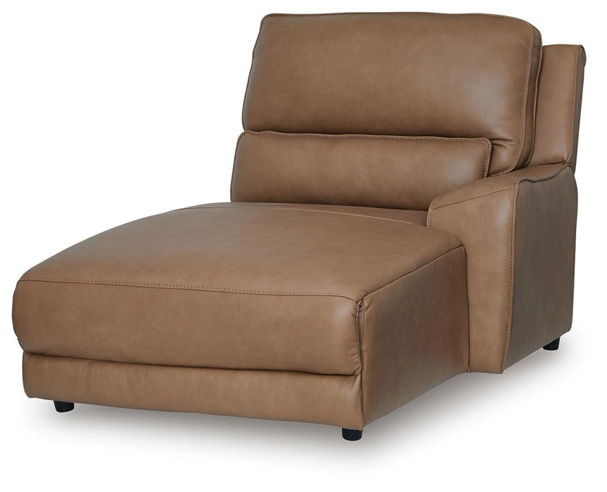 DeepWakes Power Reclining Sectional with Chaise - Dream Home Furniture & Mattress (Waite Park, MN)