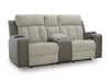 WhipLash Power Reclining Loveseat with Console - Dream Home Furniture & Mattress (Waite Park, MN)