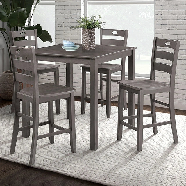 Lubbock 5 Pc. Counter Ht. Table Set - Dream Home Furniture & Mattress (Waite Park, MN)