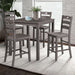 Lubbock 5 Pc. Counter Ht. Table Set - Dream Home Furniture & Mattress (Waite Park, MN)
