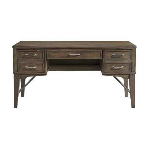Preston 58" Half Ped Desk - Dream Home Furniture & Mattress (Waite Park, MN)