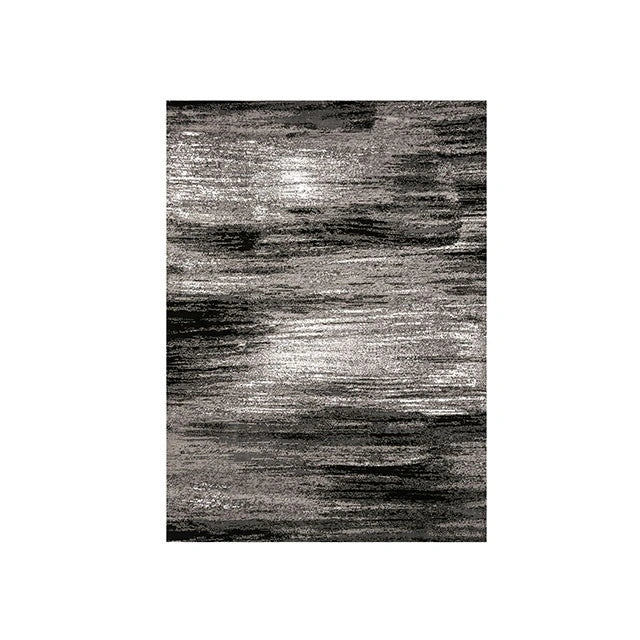 Sivas Area Rug Black and White - Dream Home Furniture & Mattress (Waite Park, MN)
