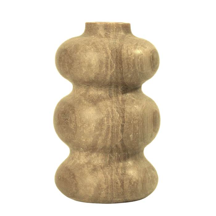Marble Dark Onyx Swell Decorative Vase