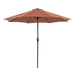 Soli 9' Outdoor Umbrella w/ Auto Tilt + 21" Round Base - Dream Home Furniture & Mattress (Waite Park, MN)