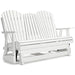 Hyland wave Outdoor Glider Loveseat - Dream Home Furniture & Mattress (Waite Park, MN)