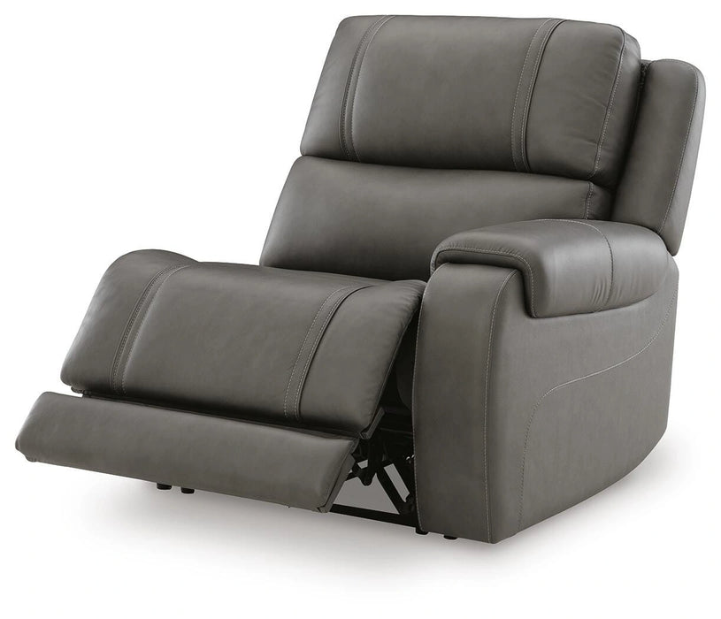 5Z - Pittson Power Reclining Sectional - Dream Home Furniture & Mattress (Waite Park, MN)