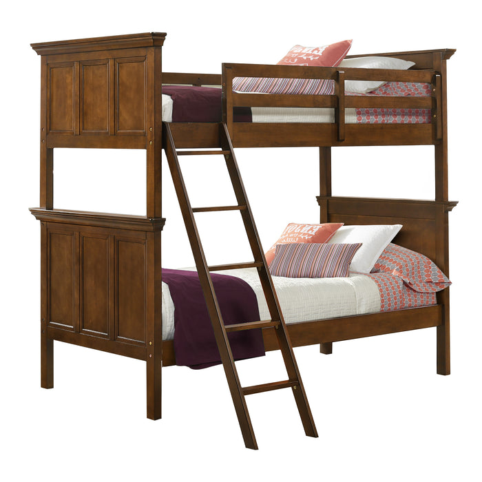 San Mateo Youth Twin over Twin Bunk Bed - Dream Home Furniture & Mattress (Waite Park, MN)