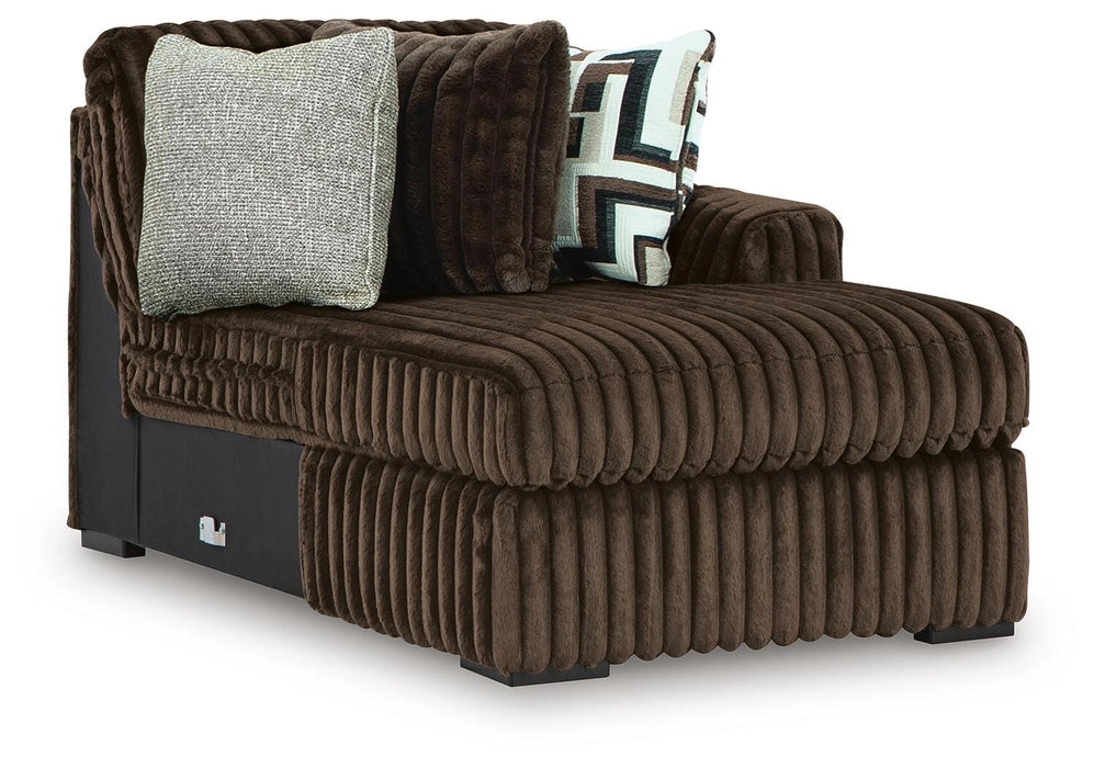 Midnight-Madness Sectional with Chaise - Dream Home Furniture & Mattress (Waite Park, MN)