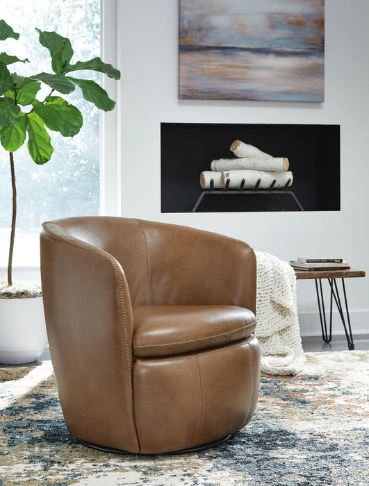 Kierreys Swivel Accent Chair - Dream Home Furniture & Mattress (Waite Park, MN)