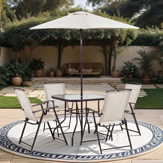Fallone 7 Pc. Outdoor Dining Set - Dream Home Furniture & Mattress (Waite Park, MN)