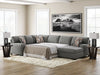 Clarington Sleeper Sectional with Chaise - Dream Home Furniture & Mattress (Waite Park, MN)