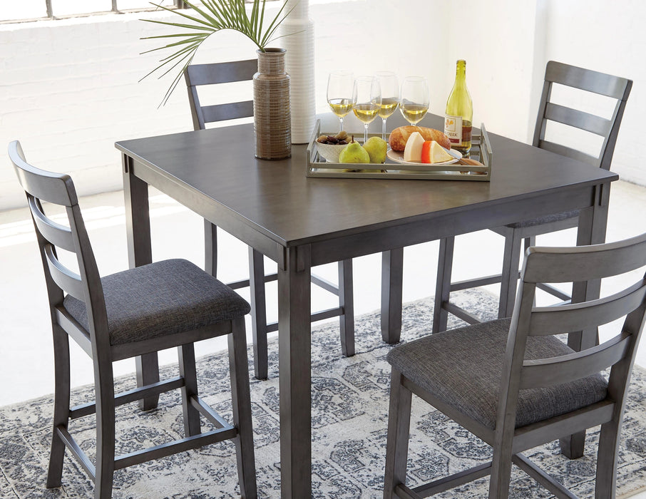 Bridson Counter Height Dining Table and Bar Stools (Set of 5) - Dream Home Furniture & Mattress (Waite Park, MN)