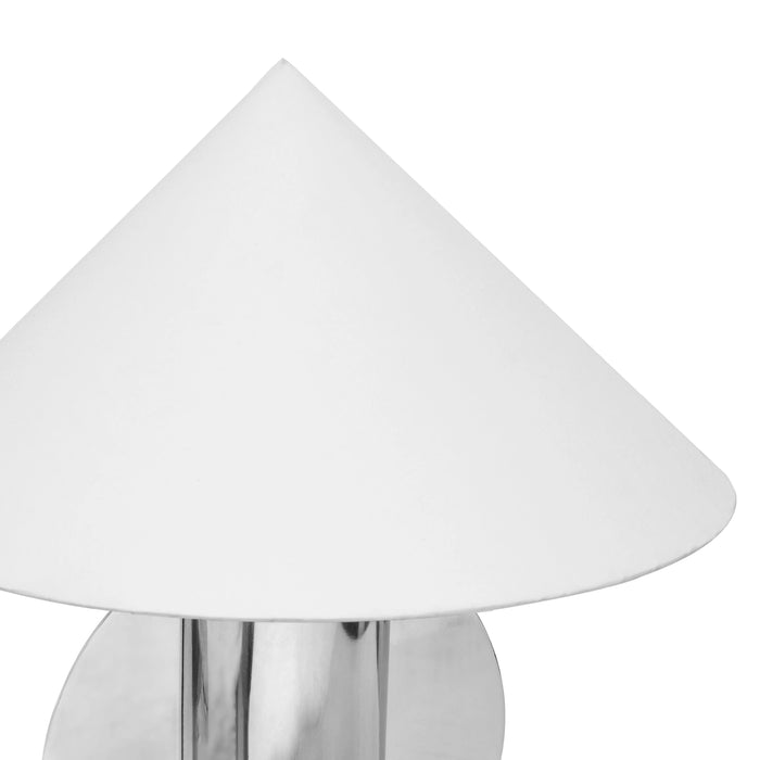 Geo Chrome Table Lamp
