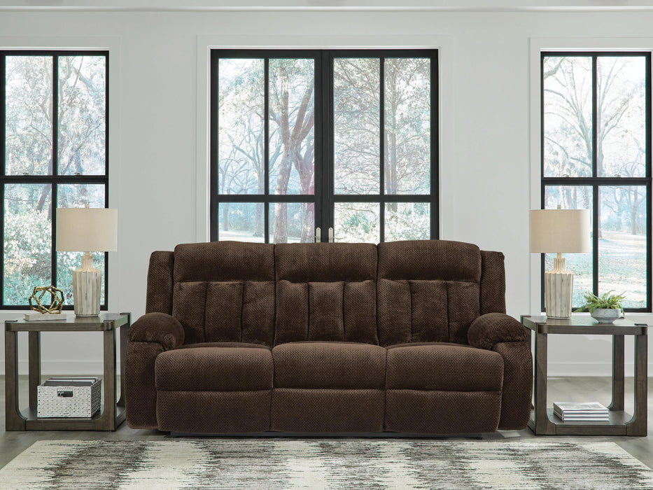 Observation Power Reclining Sofa with Drop Down Table - Dream Home Furniture & Mattress (Waite Park, MN)